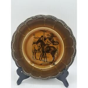 Ridgways Scenes from Coaching Days Coaching Ways 10" Plate at the Cross Roads